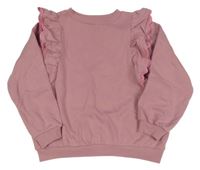 Fialová mikina s volánikmi H&M