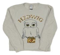 Svetlosivý chlpatý sveter so Sovou - Harry Potter C&A