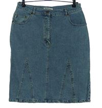 Dámska svetlomodrá rifľová sukňa Port Louis