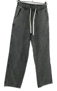 Dámské šedé teplákové široké rifle 