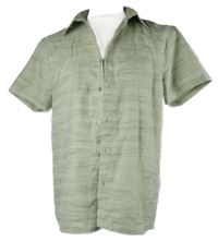 Pánska svetlozelená melírovaná košeľa Boohoo