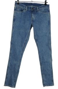 Dámské světlemodré skinny bokové rifle Levi´s 