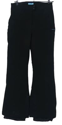 Dámske čierne softshellové podšité funkčné nohavice Tchibo