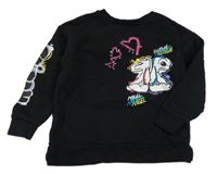 Čierna mikina so Stichem Disney