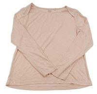 Svetloružové trblietavé tričko Yigga