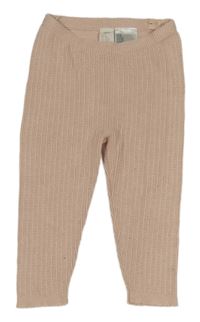 Svetloružové pletené nohavice H&M