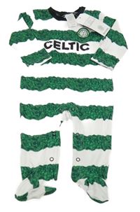 Nové - Zeleno-bílý pruhovaný fotbalový overal - Celtic