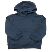 Tmavomodrá mikina s výšivkou a kapucňou Primark