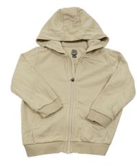 Béžová propínací mikina s kapucí F&F