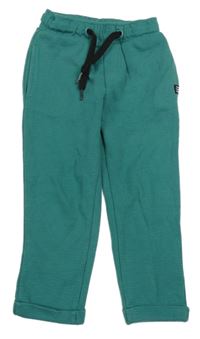 Petrolejové žebrované tepláky KIDS