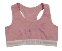 Svetloružová športová lambáda s logom Pineapple