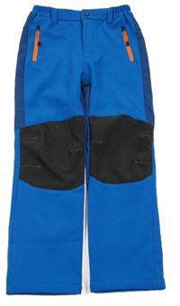Modré outdoorové nohavice