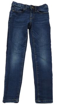 Tmavomodré skinny rifle Zara