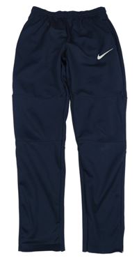 Tmavomodré tepláky s logem Nike