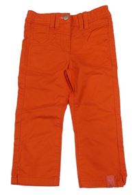 Červené plátenné nohavice S. Oliver