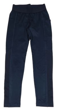 Tmavomodré športové thermo legíny Yigga