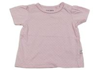 Svetloružové bodkovaná é tričko Blue seven