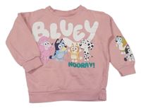 Ružová mikina s Bluey a přáteli George