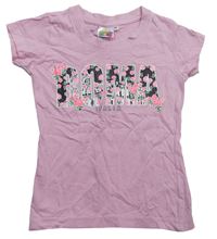 Ružové tričko s nápisom Smartee
