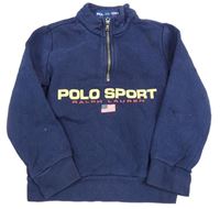Tmavomodrá mikina s logem Ralph Lauren 