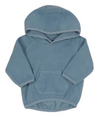 Modrá fleecová mikina s kapucňou Matalan