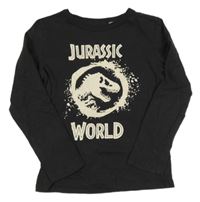 Tmavošedé triko Jurský Svět H&M