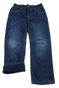 Tmavomodré podšité rifle Lupilu