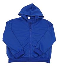 Kobaltově modrá prepínaci mikina s kapucňou Shein