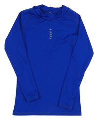 Kobaltově modré funkční spodní triko Decatlon