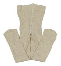 Béžové melírované pančuchy H&M