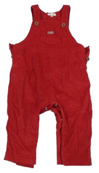 Červené manšestrové laclové kalhoty Mintini