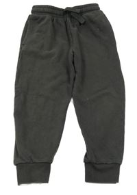 Tmavošedé cuff tepláky Next 