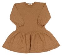 Staroružové trblietavé svetrové šaty H&M