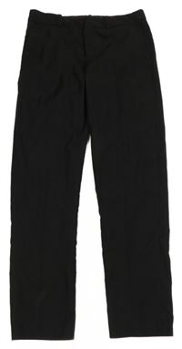 Čierne spoločenské slim fit nohavice H&M