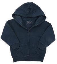 Tmavomodrá prepínaci mikina s kapucňou Primark