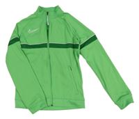 Limetková prepínaci športová funkčná mikina s pruhom Nike