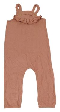 Skořicové úpletové na traké turecké nohavice s volánikom George