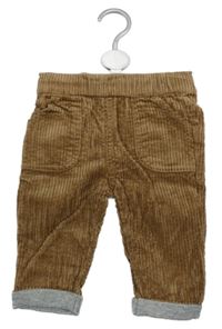 Nové - hnědé manšestráky St. Bernard