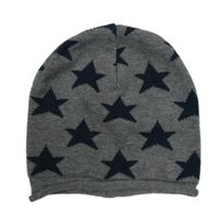 Šedá melírovaná čepice s hvězdičkami H&M