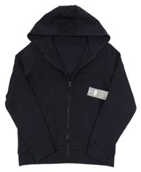 Nové - tmavomodrá prepínaci mikina s kapucňou F&F