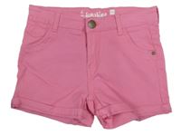 Ružové rifľové kraťasy HEMA