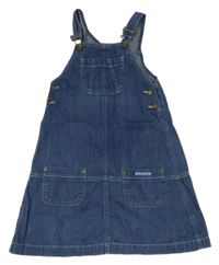 Modré rifľové šaty Mothercare