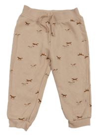 Pudrové tepláky s koníky PRIMARK