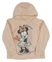 Ružová mikina s Minnie a kapucňou George