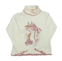 Smetanový rolák s koněm Blue Seven