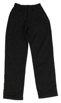 Čierne šušťákové nohavice