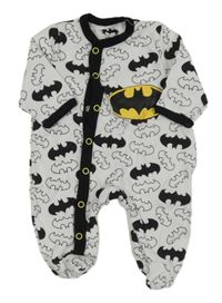 Biely overal s logy Batmana