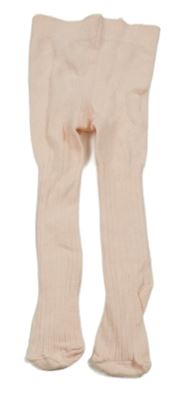 Ružové rebrované pančuchy George