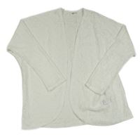 Biely čipkový cardigan H&M
