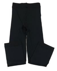 Černé thermo punčochové legíny